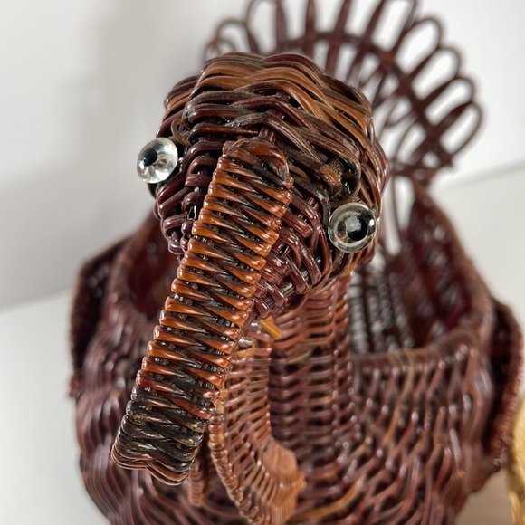 Wicker Woven Turkey Basket Bundle of 2 - Picture 2 of 10